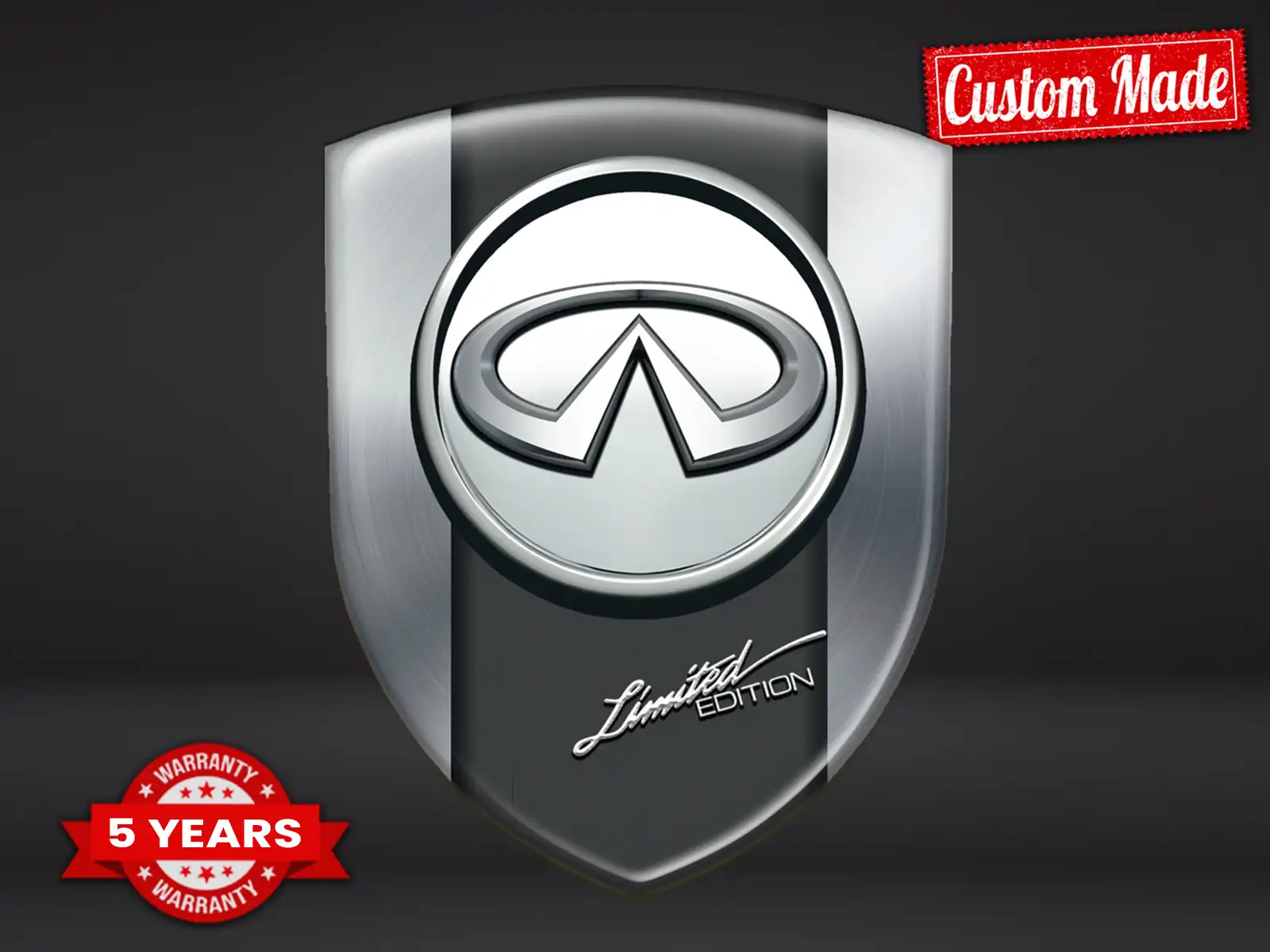Infiniti Stickers Fenêtre Auto Max Durable Style Professionnel